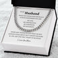 To My Husband | Cuban Link Chain | I Love you More