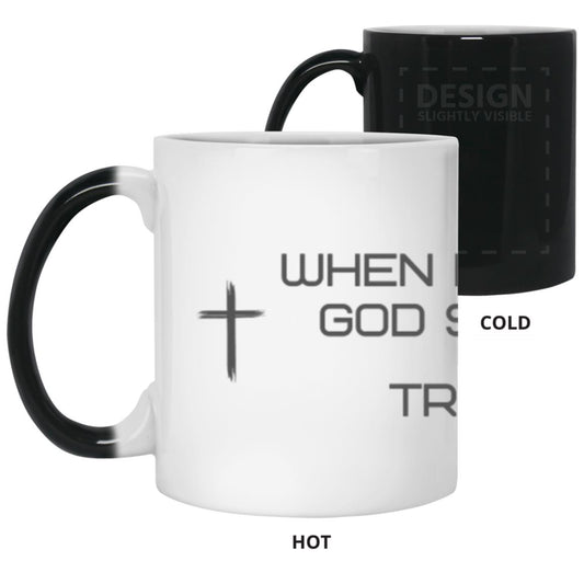 When in Doubt let God Sort it Out! - 11 oz. Color Changing Mug