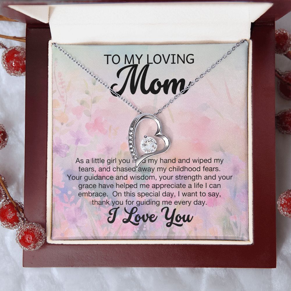 To My Loving Mom | from Daughter | Forever Love Necklace