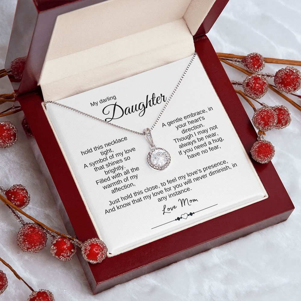 My darling Daughter, hold this necklace tight | Eternal Hope Necklace | Love Mom