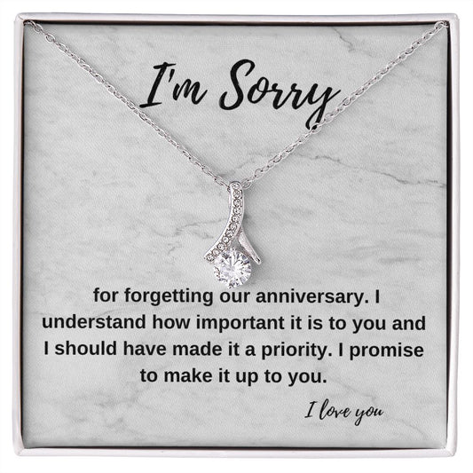 I'm Sorry for forgetting our anniversary | Alluring Beauty necklace