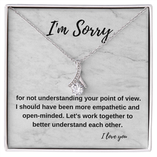 I'm sorry for not understanding | Alluring Beauty necklace