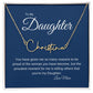 To My Daughter Signature Necklace