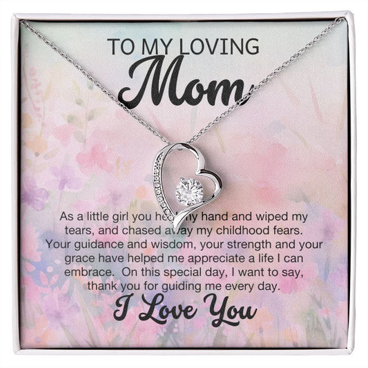 To My Loving Mom | from Daughter | Forever Love Necklace